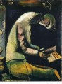 Judío en oración contemporáneo Marc Chagall